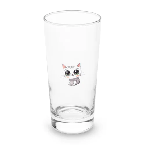 怖かわ猫 Long Sized Water Glass