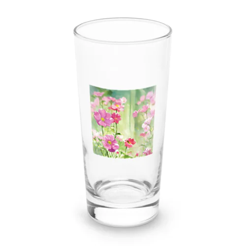 コスモス柄のおしゃれなグッズ Long Sized Water Glass