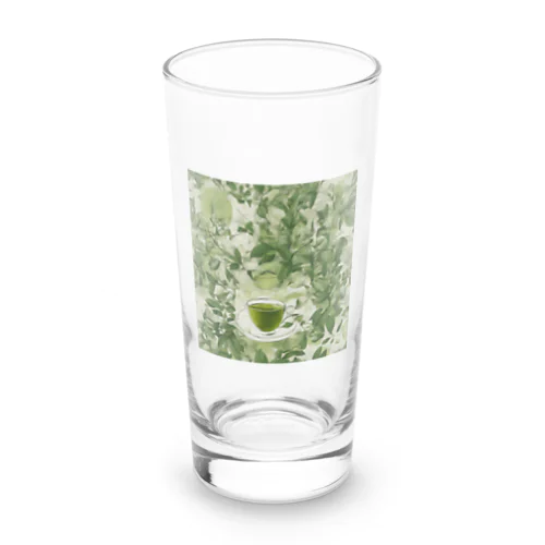 グリーンティーのアート　green tea art Long Sized Water Glass