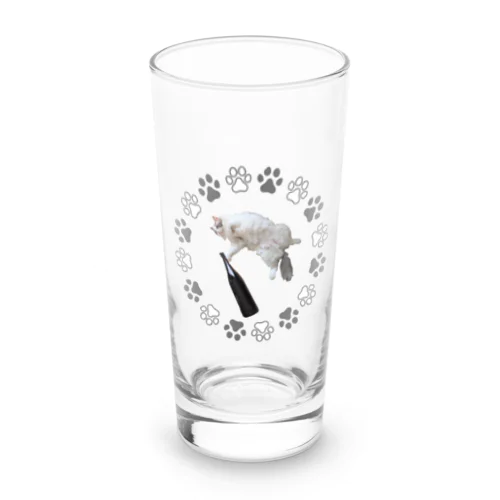 一升瓶とねこ Long Sized Water Glass