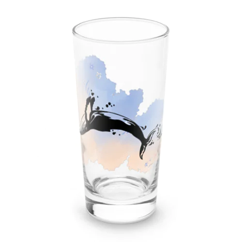 クジラ宙返り Long Sized Water Glass