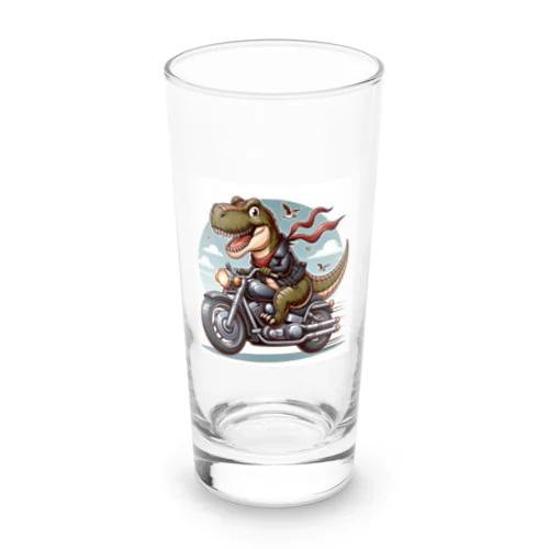 かわいい恐竜のイラストグッズ Long Sized Water Glass