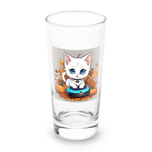 ハロウィンと白猫10 Long Sized Water Glass