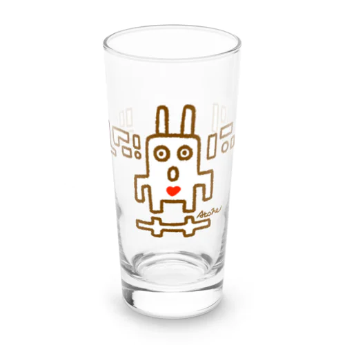 有名アーティストがメッセージ性を込めて描いた風なイラストですが、何か問題でも？ Long Sized Water Glass