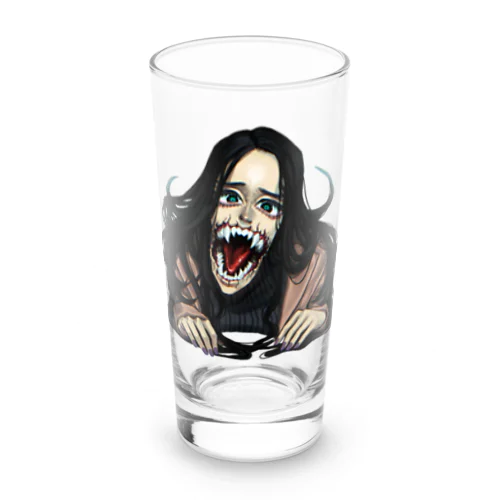 燈至伝町「口裂け女」 Long Sized Water Glass