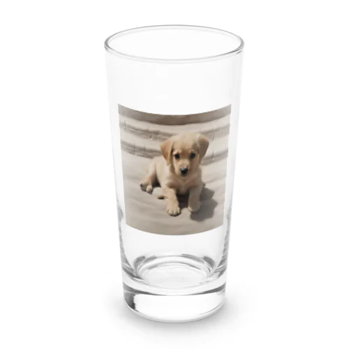 かわいい仔犬のグッズ Long Sized Water Glass