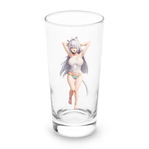 ネコミミ少女のおはようございます！ Long Sized Water Glass