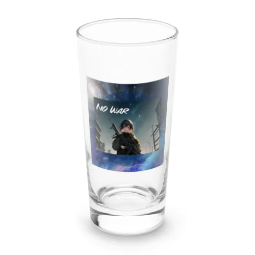 NO WAR Long Sized Water Glass