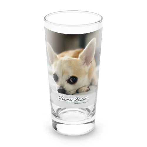 世界初！本物の犬執事・ドッグバトラーのバンビ君 Long Sized Water Glass