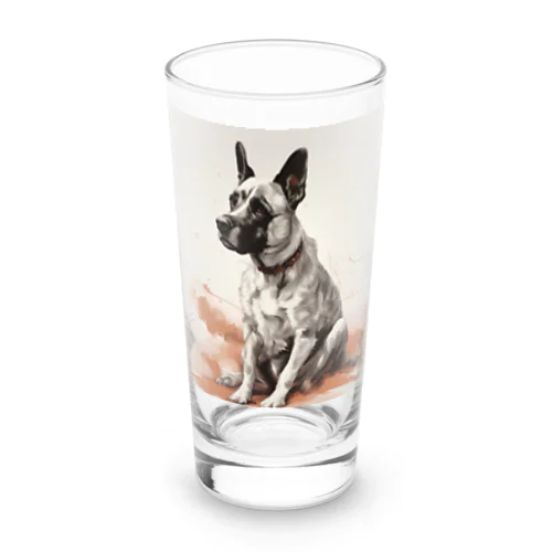 男前の犬 Long Sized Water Glass