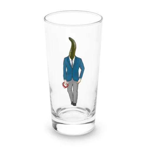 おヒルのニュースの蛭田さん(休憩中) Long Sized Water Glass