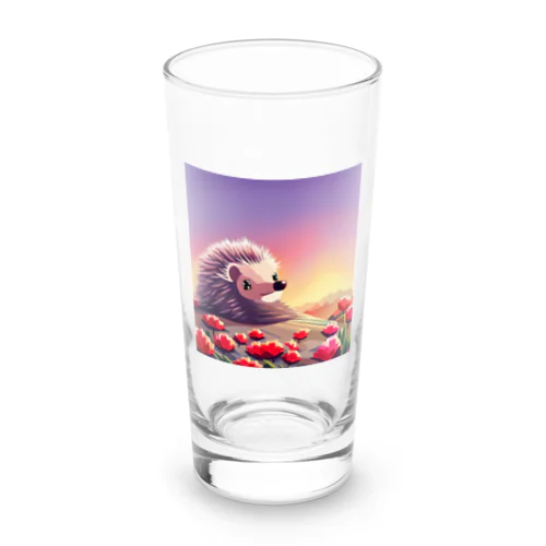 ドット絵ハリネズミ Long Sized Water Glass