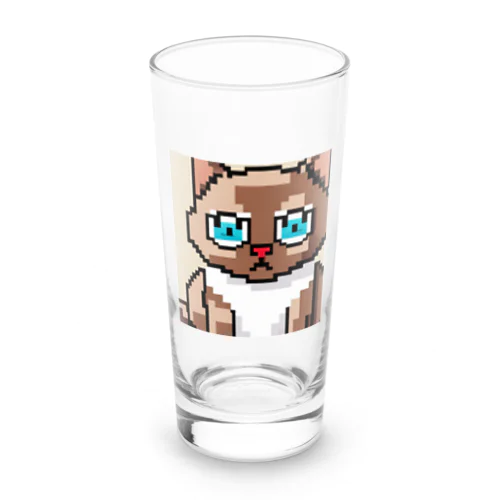 ドット絵マンチカン Long Sized Water Glass