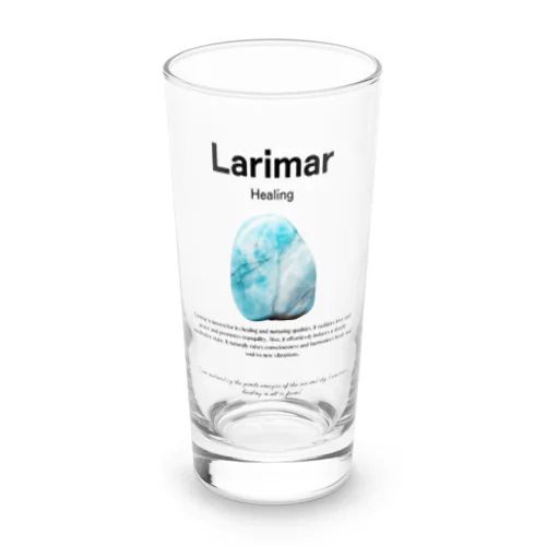 ラリマー・ヒーリング・ストーン Long Sized Water Glass