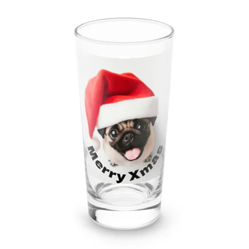 Xmas Pug ロンググラス