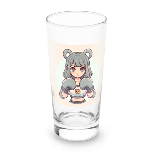 戦うクマ子 Long Sized Water Glass