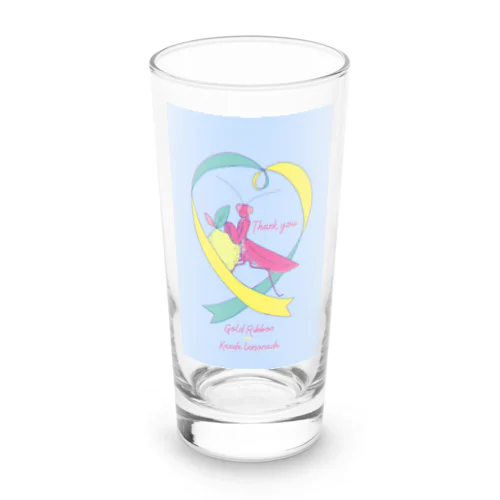 カマキリ×レモン×ゴールドリボン Long Sized Water Glass