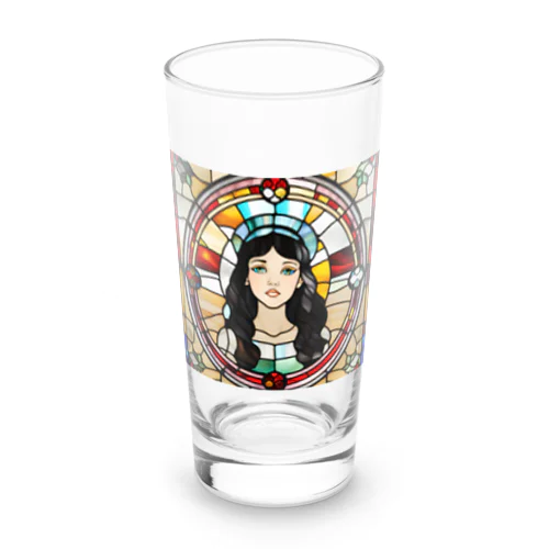 ステンドグラス【黒髪女子】 Long Sized Water Glass