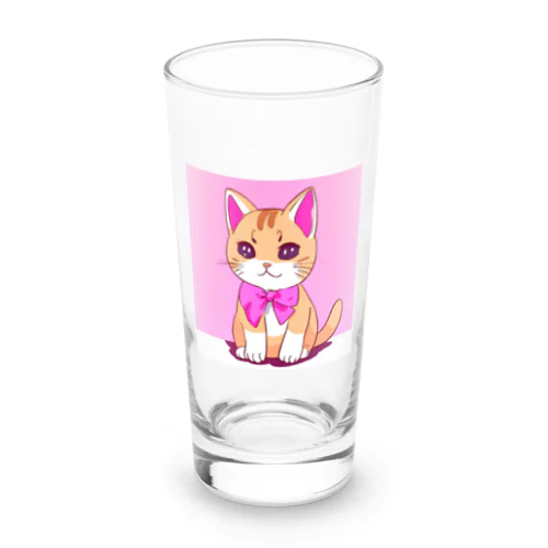 リボン猫ちゃん Long Sized Water Glass