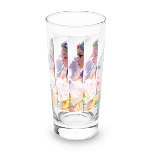 宇宙に感謝　愛は祈りなり。 Long Sized Water Glass