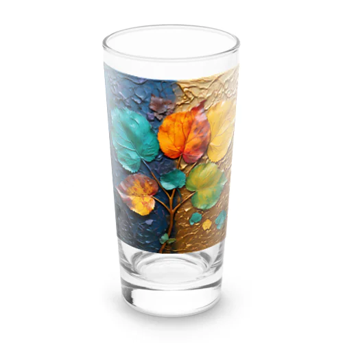 葉っぱの絵 Long Sized Water Glass