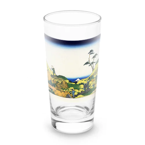 北斎「富嶽三十六景㉑　下目黒」葛飾北斎の浮世絵 Long Sized Water Glass