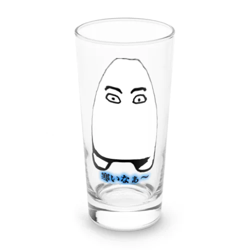 寒さに嘆くメジェド様 Long Sized Water Glass