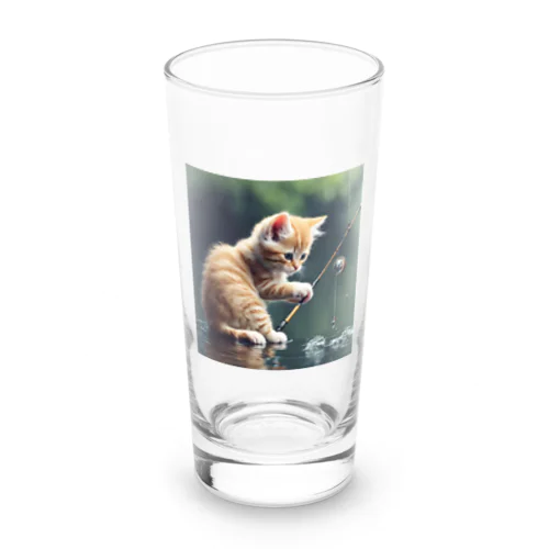 釣れないにゃ Long Sized Water Glass