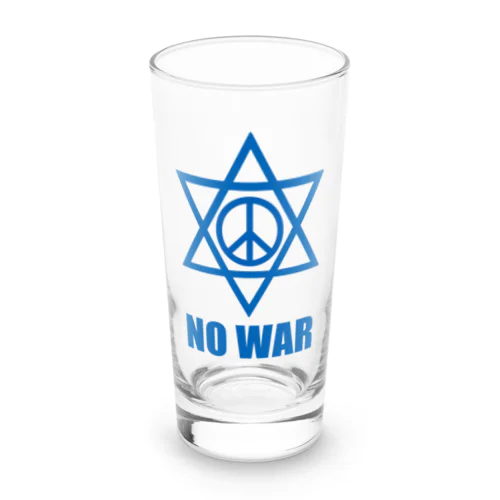NO WAR（イスラエル戦争） Long Sized Water Glass