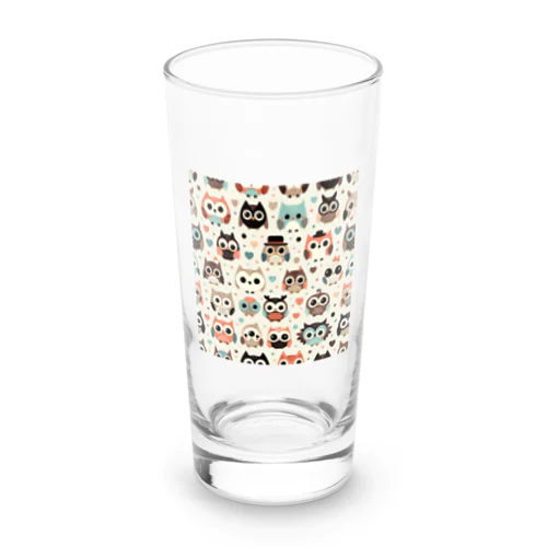 フクロウドット柄 Long Sized Water Glass