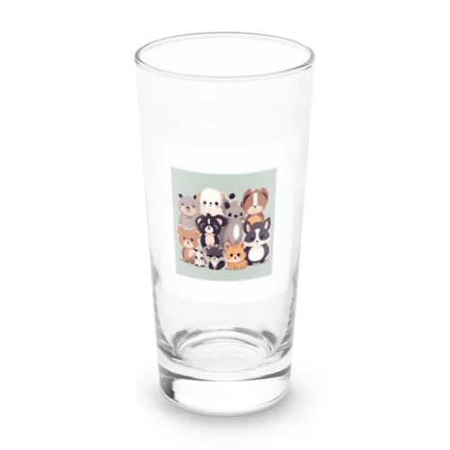 可愛い動物達 Long Sized Water Glass