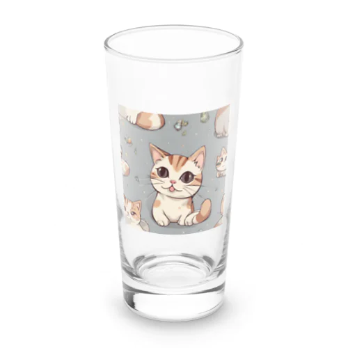 ねこみけちゃん Long Sized Water Glass