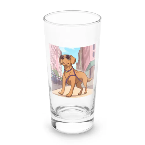 街ゆくDOG Long Sized Water Glass