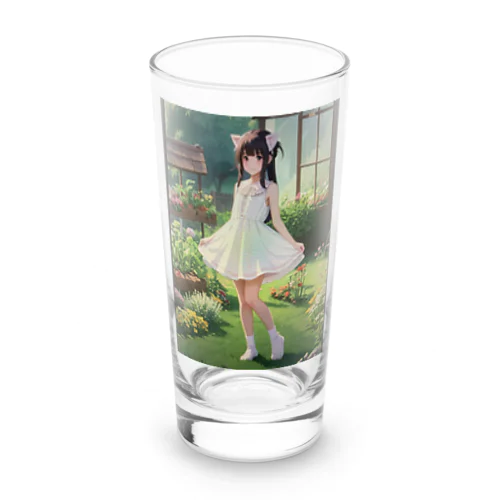 可憐な猫耳娘 Long Sized Water Glass