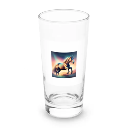 草原の魅力　馬 Long Sized Water Glass