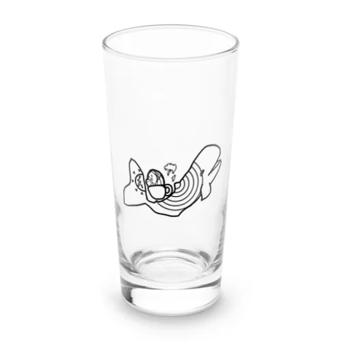 ハクジラとキクミーさん Long Sized Water Glass