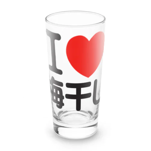 I LOVE 梅干し Long Sized Water Glass