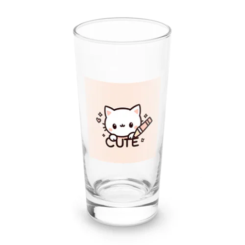 Cut 猫 Long Sized Water Glass