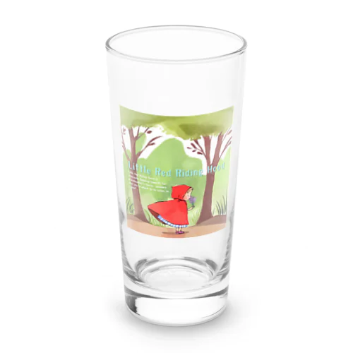 おばあさんのお家へ向かう赤ずきんちゃん Long Sized Water Glass