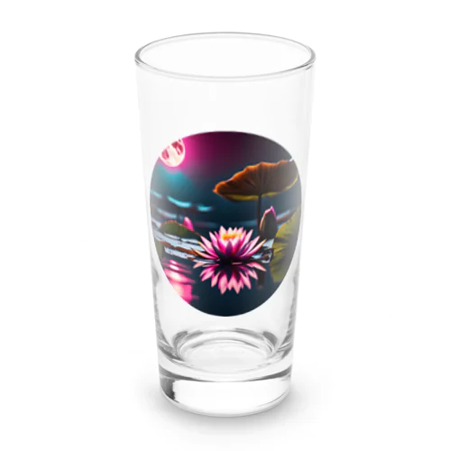 RetrowaveFlower Long Sized Water Glass