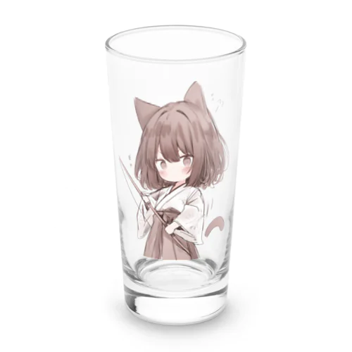 ネコ耳弓道部 Long Sized Water Glass