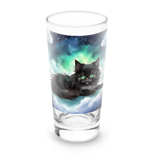 雲の上の黒猫03 Long Sized Water Glass