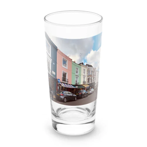 Notting Hillの街並み Long Sized Water Glass