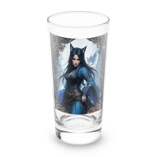 「狐魔女の蒼き炎」 ： "The Azure Flames of the Fox Witch" Long Sized Water Glass