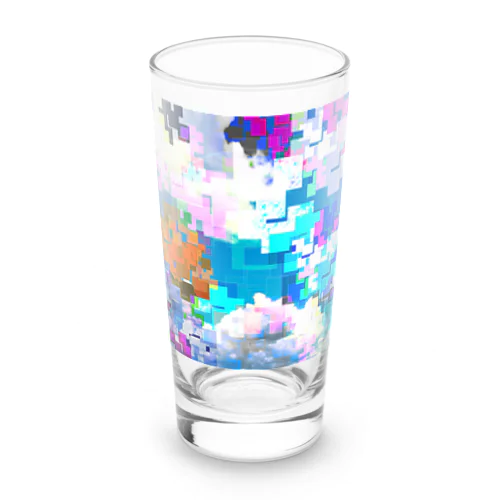 Digital sky Long Sized Water Glass