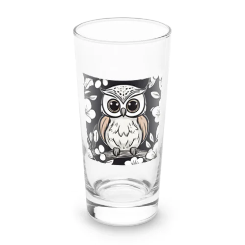 フクロウのフクイチロウ Long Sized Water Glass