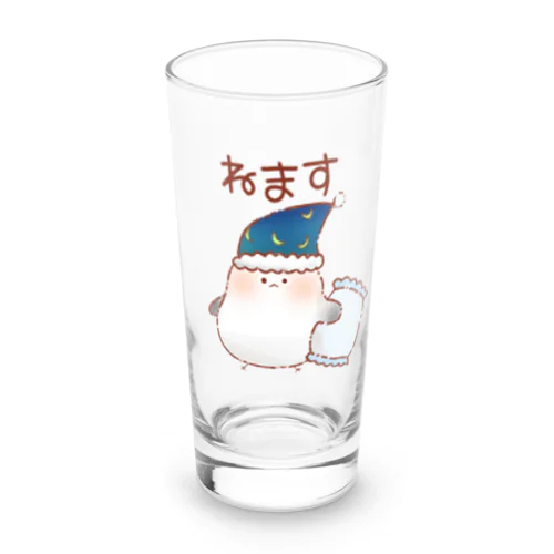 ふわふわしまえなが【ねます】 Long Sized Water Glass