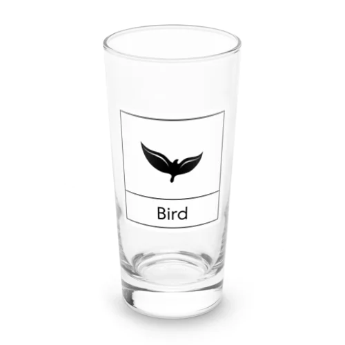 四角におさまるBird Long Sized Water Glass