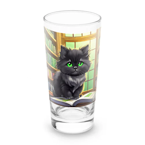 図書室の黒猫02 Long Sized Water Glass