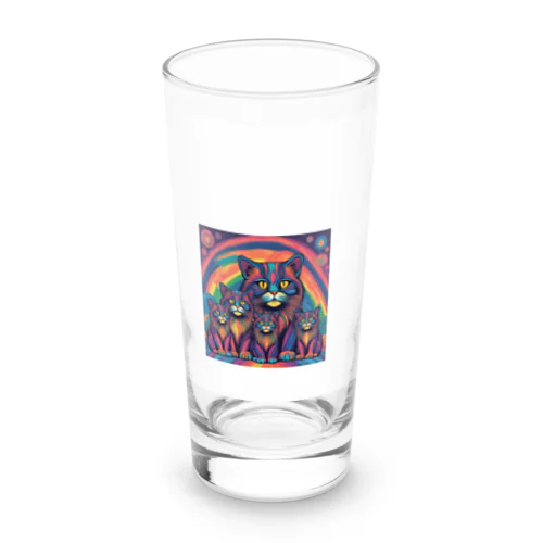 サイケなマヌル家族 Long Sized Water Glass